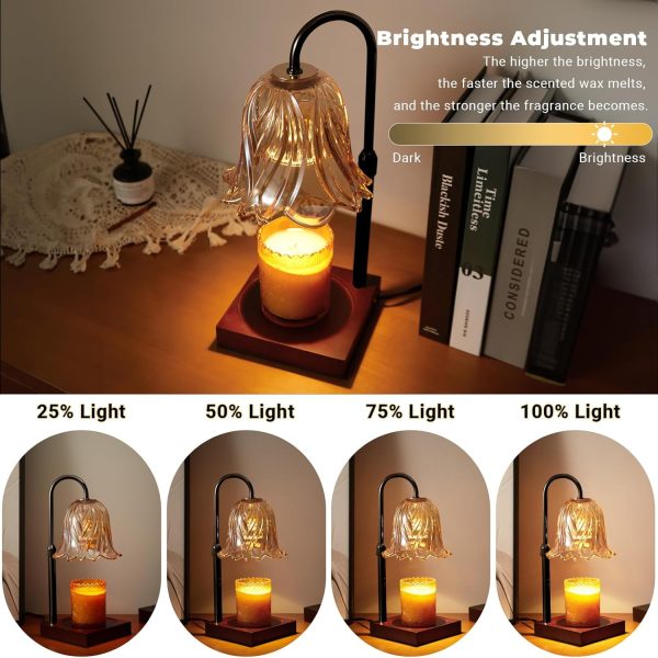 Candle Warmer Lamp with Timer Dimmable, Birthday Gifts for Women Mom, House Warming Gifts New Home Decor, Wax Melt Warmer for Jar Candles - Image 11