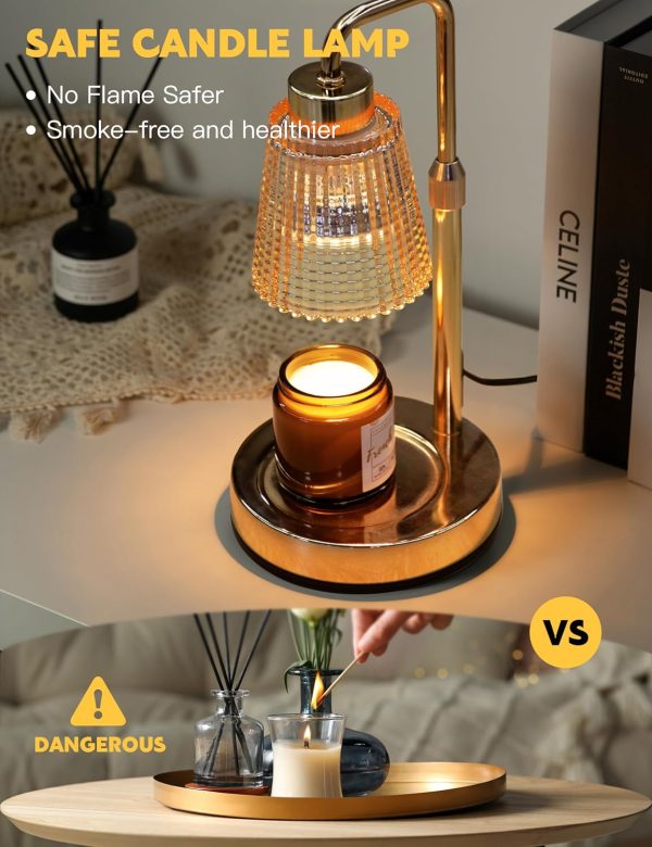 Candle Warmer Lamp with Timer Dimmable, Birthday Gifts for Women Mom, House Warming Gifts New Home Decor, Wax Melt Warmer for Jar Candles - Image 12