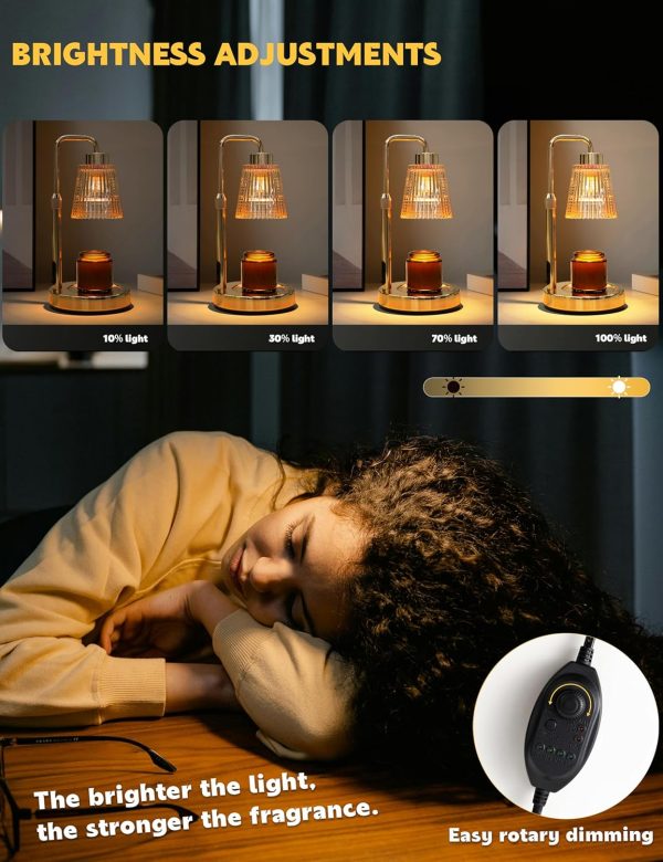 Candle Warmer Lamp with Timer Dimmable, Birthday Gifts for Women Mom, House Warming Gifts New Home Decor, Wax Melt Warmer for Jar Candles - Image 13