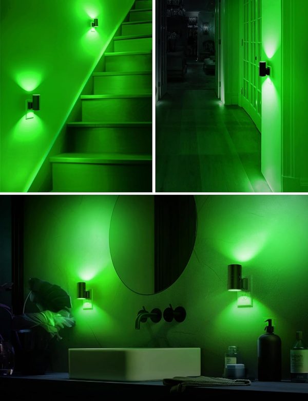L LOHAS LED Night Light Plug in, Modern Night Lights Plug into Wall, Dusk to Dawn Sensor, Soft White 3000K, 0-100LM Adjustable Brightness, Dimmable Night Lights for Hallway Bedroom Stairway, 2 Pack - Image 53