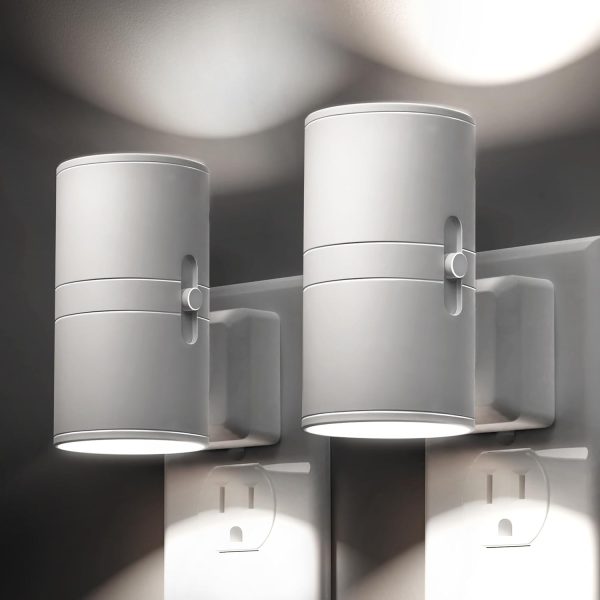 L LOHAS LED Night Light Plug in, Night Lights Plug into Wall, Light Sensor, 0-100LM, Soft White 3000K, Dimmable Night Light, Modern Nightlight for Hallway Bedroom Stairway, 2 Pack - Image 41