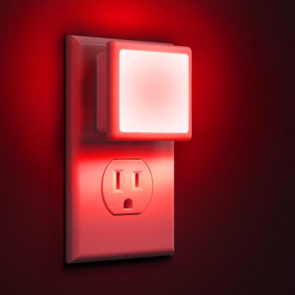 L LOHAS LED Night Lights Plug into Wall 2-Pack, 0.3W Plug in Night Light, Dusk to Dawn, 3000K Soft White, Bright Nightlight Auto-On/Off, for Adults Kids Room Bedroom Bathroom Hallway Kitchen, Non-Dim - Image 8