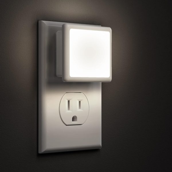 L LOHAS LED Night Lights Plug into Wall 2-Pack, 0.3W Plug in Night Light, Dusk to Dawn, 3000K Soft White, Bright Nightlight Auto-On/Off, for Adults Kids Room Bedroom Bathroom Hallway Kitchen, Non-Dim - Image 15