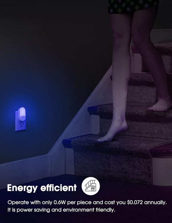 L LOHAS LED Night Lights Plug into Wall, [𝟐 Pack] LED Dimmable Night Light with Light Sensors, 30/60LM Adjustable Brightness Nightlights, Soft White 3000K Automatic Night Light for Kid, Hallway - Image 25