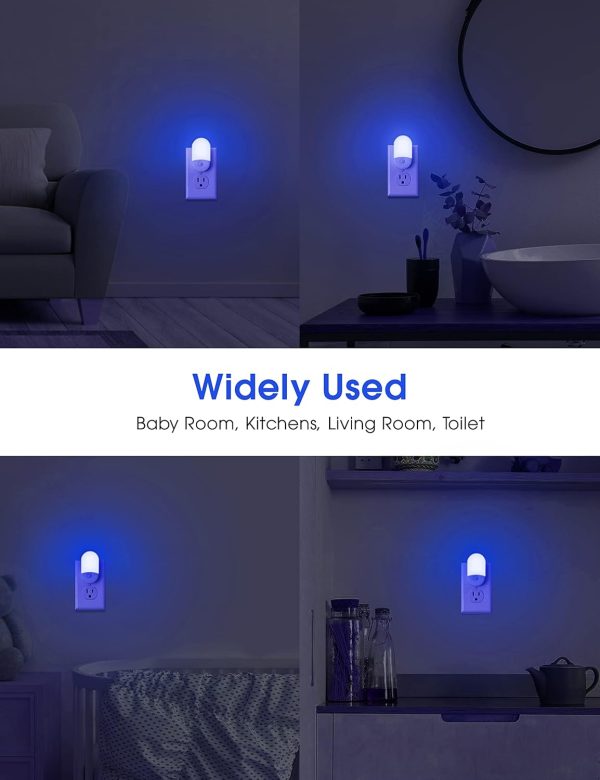 L LOHAS LED Night Lights Plug into Wall, [𝟐 Pack] LED Dimmable Night Light with Light Sensors, 30/60LM Adjustable Brightness Nightlights, Soft White 3000K Automatic Night Light for Kid, Hallway - Image 27