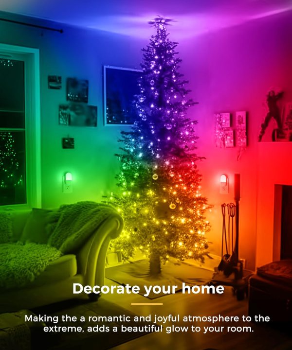 L LOHAS LED Night Lights Plug into Wall, [𝟐 Pack] LED Dimmable Night Light with Light Sensors, 30/60LM Adjustable Brightness Nightlights, Soft White 3000K Automatic Night Light for Kid, Hallway - Image 34