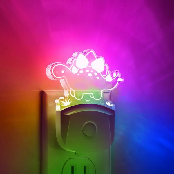 L LOHAS LED Kids Night Light, 8 RGB Color Changing Butterfly Night Lights with Dusk to Dawn Sensor, Acrylic Nursery Nightlight for Baby Room, Toddler Bedroom Decor & Gifts - Image 8