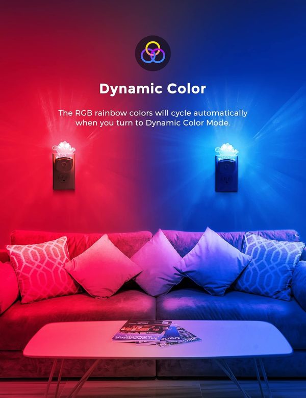 L LOHAS LED Kids Night Light, 8 RGB Color Changing Butterfly Night Lights with Dusk to Dawn Sensor, Acrylic Nursery Nightlight for Baby Room, Toddler Bedroom Decor & Gifts - Image 15