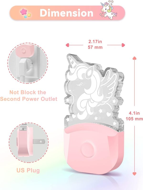 L LOHAS LED Kids Night Light, 8 RGB Color Changing Butterfly Night Lights with Dusk to Dawn Sensor, Acrylic Nursery Nightlight for Baby Room, Toddler Bedroom Decor & Gifts - Image 22