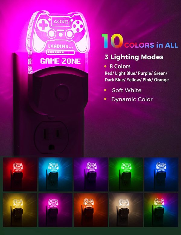 L LOHAS LED Kids Night Light, 8 RGB Color Changing Butterfly Night Lights with Dusk to Dawn Sensor, Acrylic Nursery Nightlight for Baby Room, Toddler Bedroom Decor & Gifts - Image 27